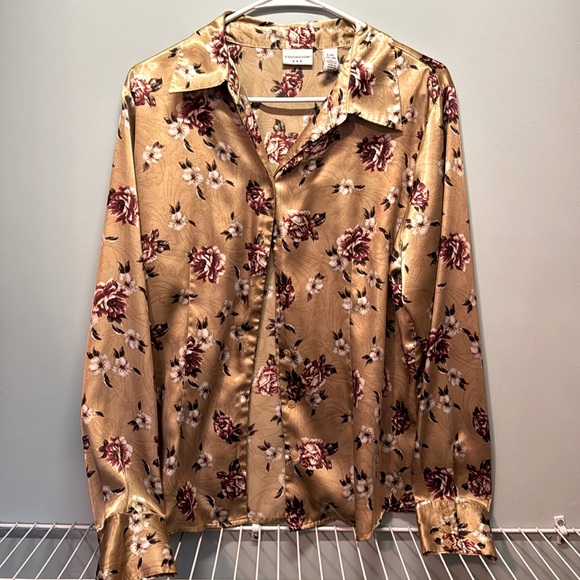 Covington Tops - Covington Longsleeve Floral Blouse